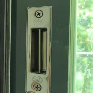 移窗钩锁老式 90型钩锁铝合金自动碰锁不锈钢门窗锁扣配件推拉门.