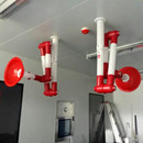 实验室专用PP三节万向抽风罩吸风罩塑料排风罩实验台抽气罩可开票