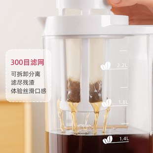 冷萃咖啡壶家用冰箱冷水壶耐高温冷萃杯大容量冷泡壶便携冷泡茶壶