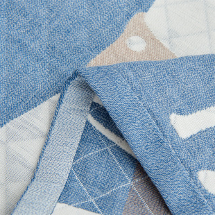 夏季 防头油毛巾枕套儿童枕头吸汗巾2023 三层纱枕巾一对装 男士