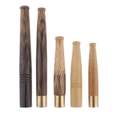 手工打磨金丝竹实心竹文玩盘玩老玉竹枝烟嘴过滤器竹制吸烟器送礼