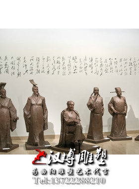 玻璃钢铸铜西方人物思南公馆雕塑城市大型广场景观园林雕像定制做