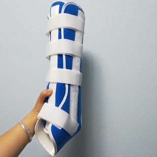 胫腓超踝支具踝骨固定带胫腓骨护具夹板小腿保护套带钢板骨折扭伤