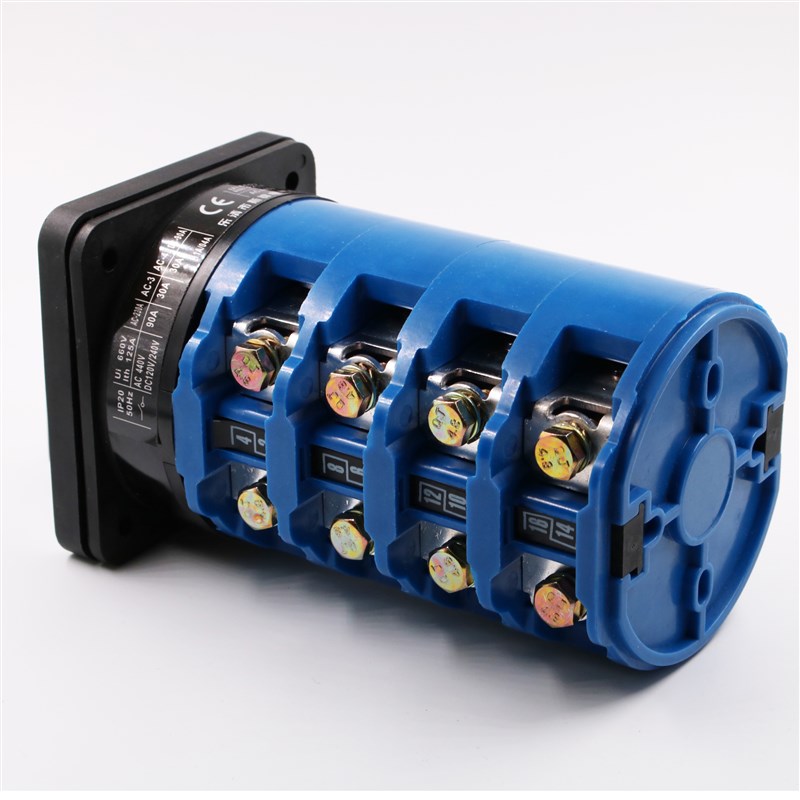 万能转换开关LW26-125/4四档四节大电流切换旋转选择组合双掷双向