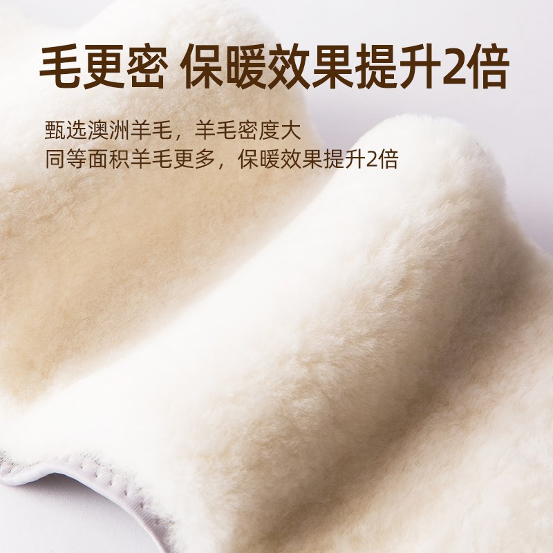 羊毛护腰带保暖秋冬男女士防寒加厚护肚子老年人专用暖胃护胃神器