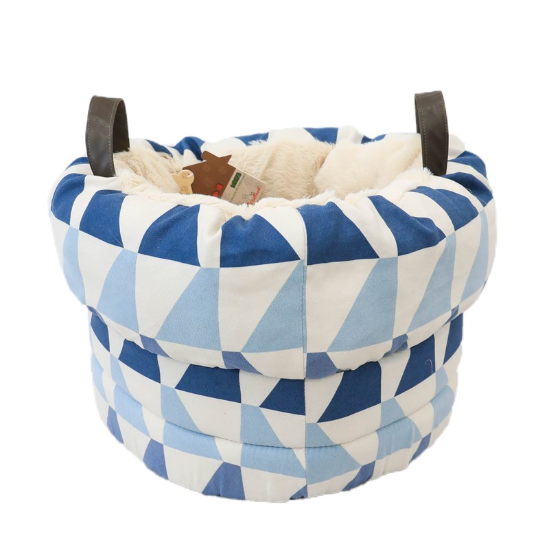 简约主义猫窝可拆洗封闭式猫咪猫床深度睡眠四季通用冬季保暖狗窝