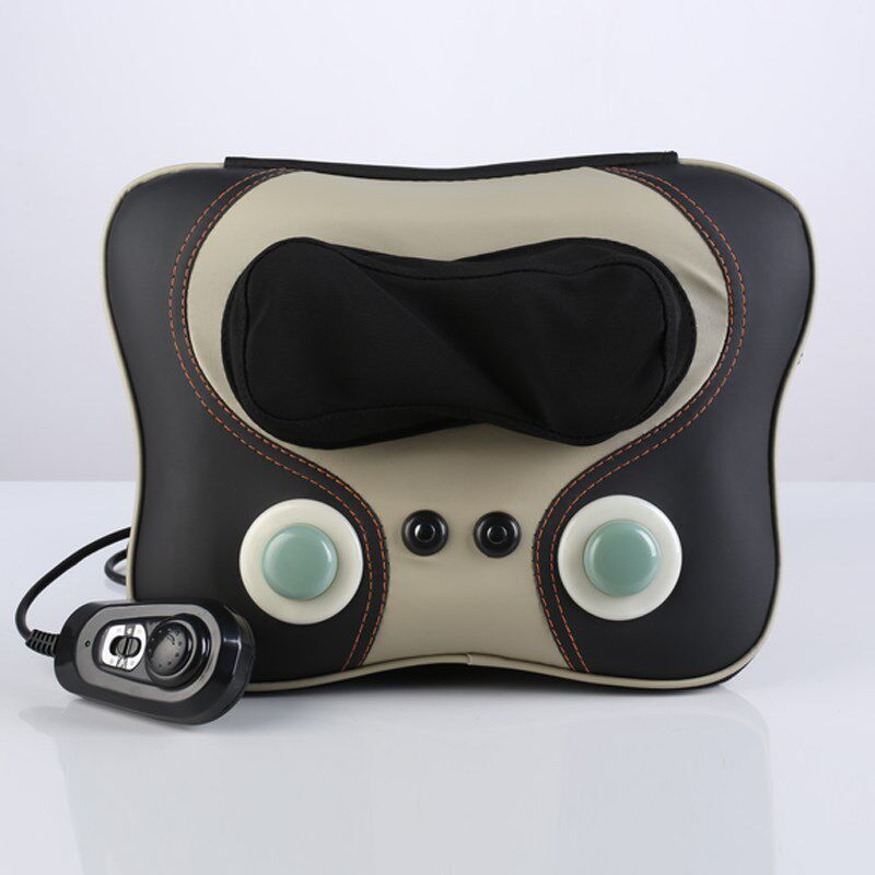 母亲节礼物多功能颈腰靠垫揉捏捶打按摩枕器背部全身电动温玉加热