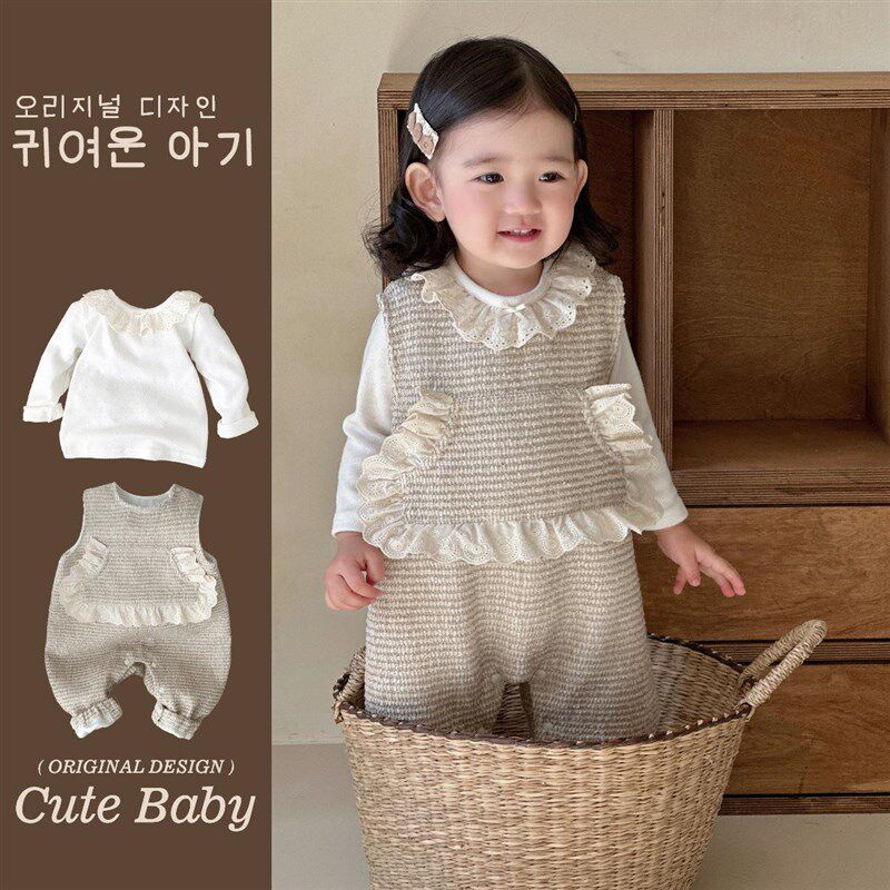 2025春款婴儿衣服连体背带裤连身衣/爬服/哈衣