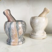 石头蒜臼子家用老式 捣蒜器传统捣蒜罐陶瓷蒜缸砸蒜罐捣蒜泥神器