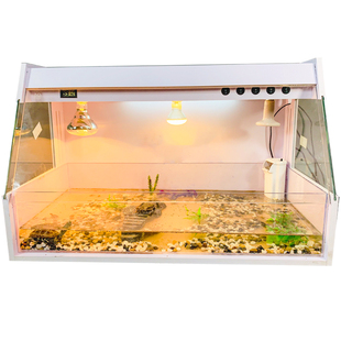 爬宠饲养箱水龟黄缘龟缸乌龟专用缸亚克力爬缸乌龟房子pvc保温箱