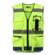 永霸萤光反光背心马甲多功能多口袋道路施工安全警示透气防水印字