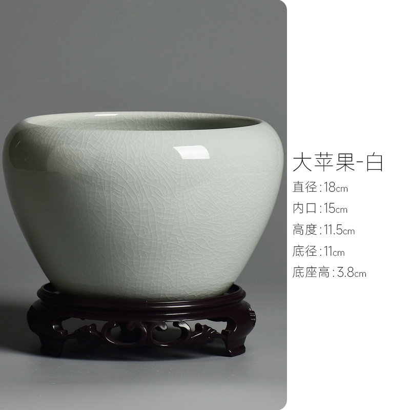 蝴蝶兰专用花盆陶瓷家用室内绿植吊兰盆栽多肉植物君子兰植物盆景