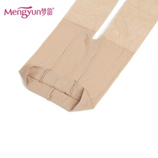 6双 梦韵6138丝袜6D夏季超薄肤肉色防勾丝加裆性感打底黑色连裤袜