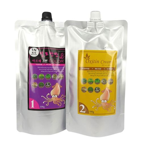 遮盖白发染发剂纯植物自然黑焗油膏中草药自己染头发男韩国无刺激