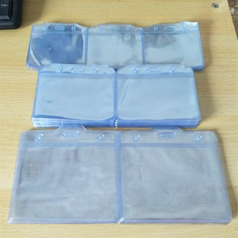 包邮透明软膜卡套流程卡袋标签套标签袋标价签标价套竖式大号卡套