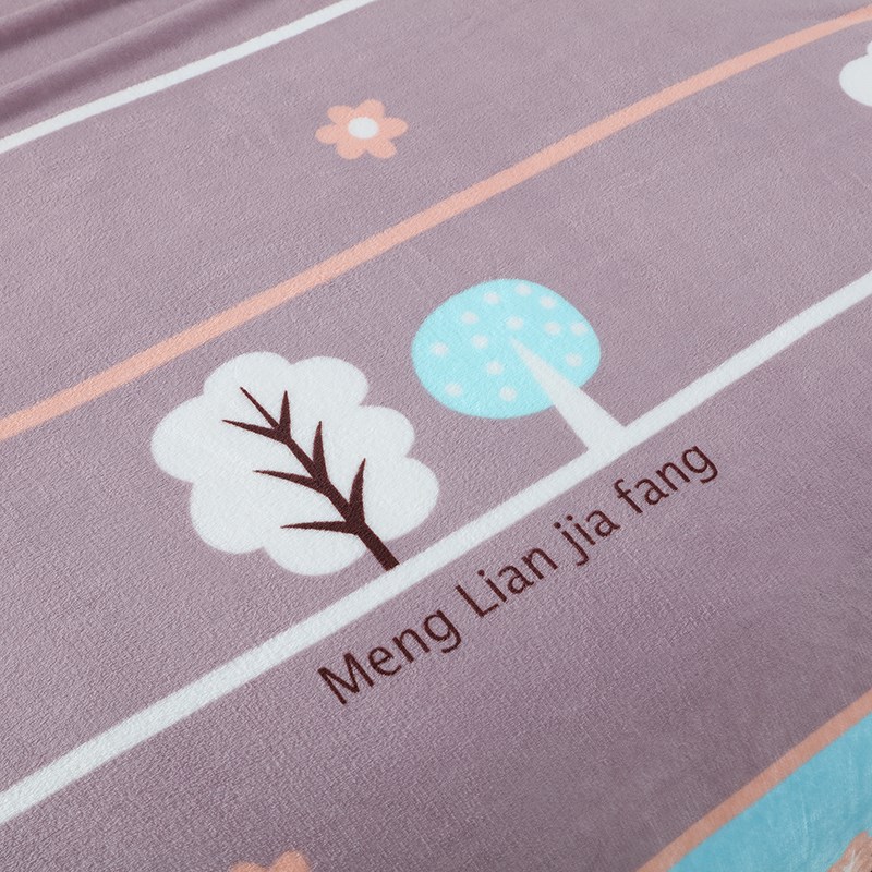 冬季云貂绒法兰绒毯子铺床床单人冬天午睡沙发盖毯加厚空调毯毛毯