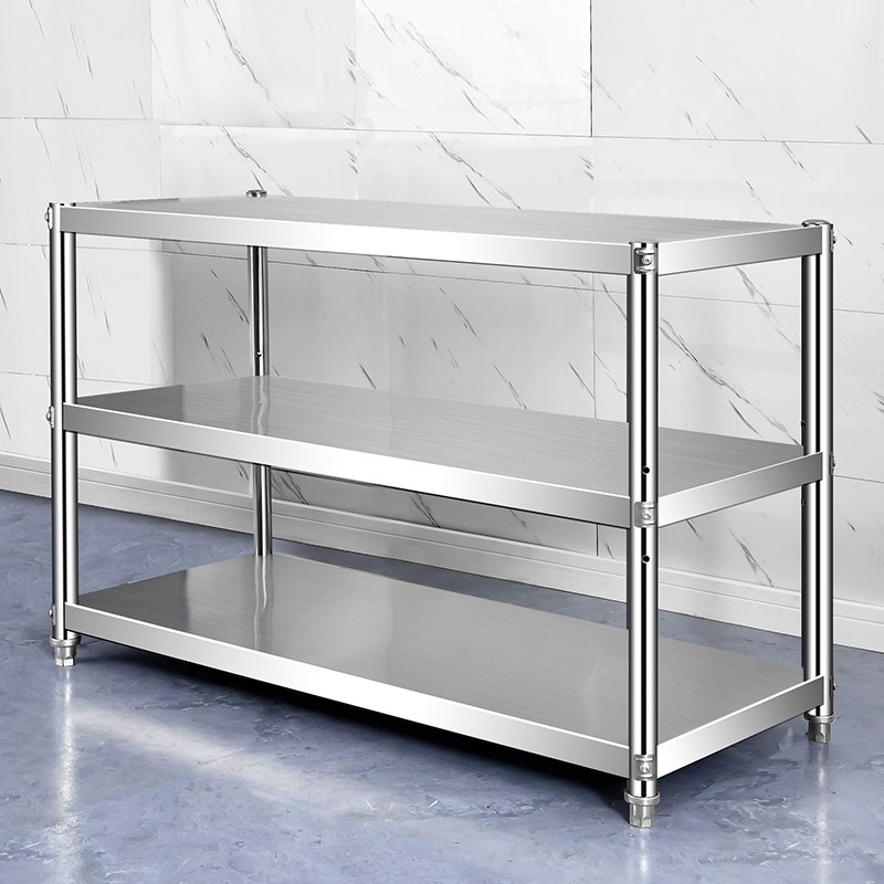 多功能不锈钢货架厨房置物架多层储物架仓库储藏室阳台收纳架定做