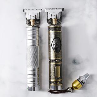 理发推剪器头发廊雕刻电油推子修边t9佛头专业复古0刀小光专用店