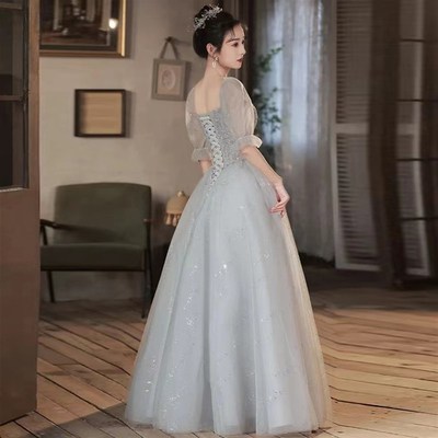 高级感主持人钢琴音乐生艺考礼服裙18岁成人礼连衣裙毕业季演出服