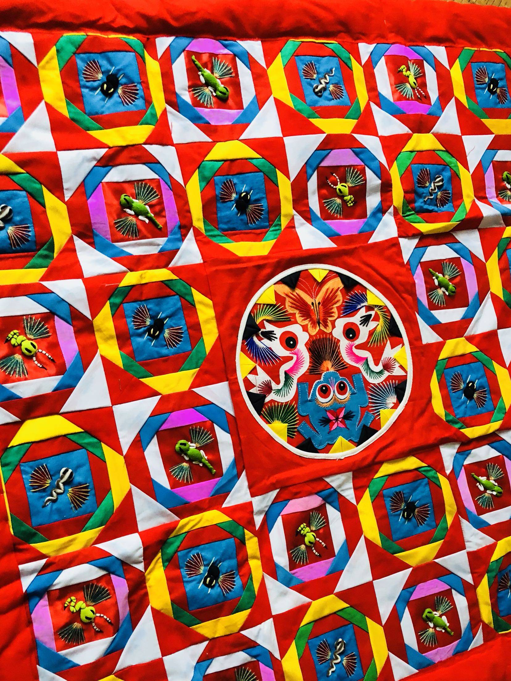 纯手工婴儿百家被拼布五毒被宝宝抱被,特色手工艺,刺绣,淘宝优惠券,粉丝福利购,淘宝优惠卷