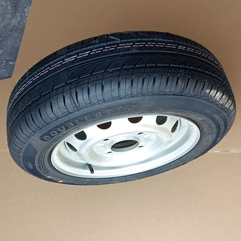 雷丁S50 D80比德文V7电动汽车轿车备胎钢圈轮胎外胎155 70R13轮毂