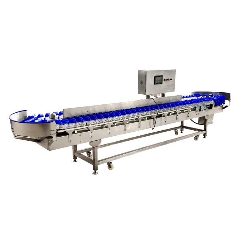 全自动海参分拣机高精度海蛎子重量分选机小龙虾转盘式分选设备