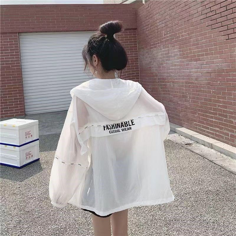 夏装新款防晒衣14少女13空调衫岁女孩宽松15初中高中学生薄外套18
