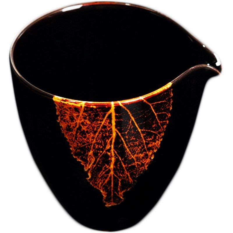 红英陶瓷吉州窑木叶天目盏景德镇功夫茶具套装公道杯茶海分茶器