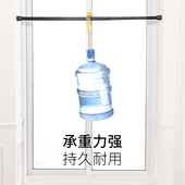 加厚伸缩杆免打孔挂衣晾衣杆北欧多色罗马杆浴帘杆宿舍衣柜挂衣杆