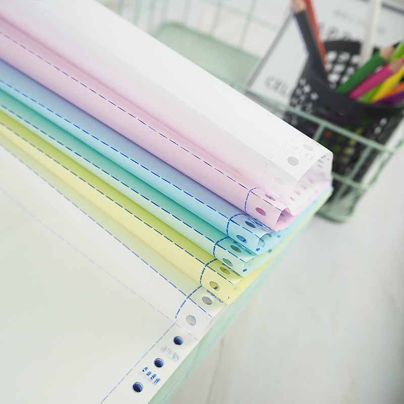 谊印电脑打印纸针式二联三联四联五联两联二三等分连打纸送货单10