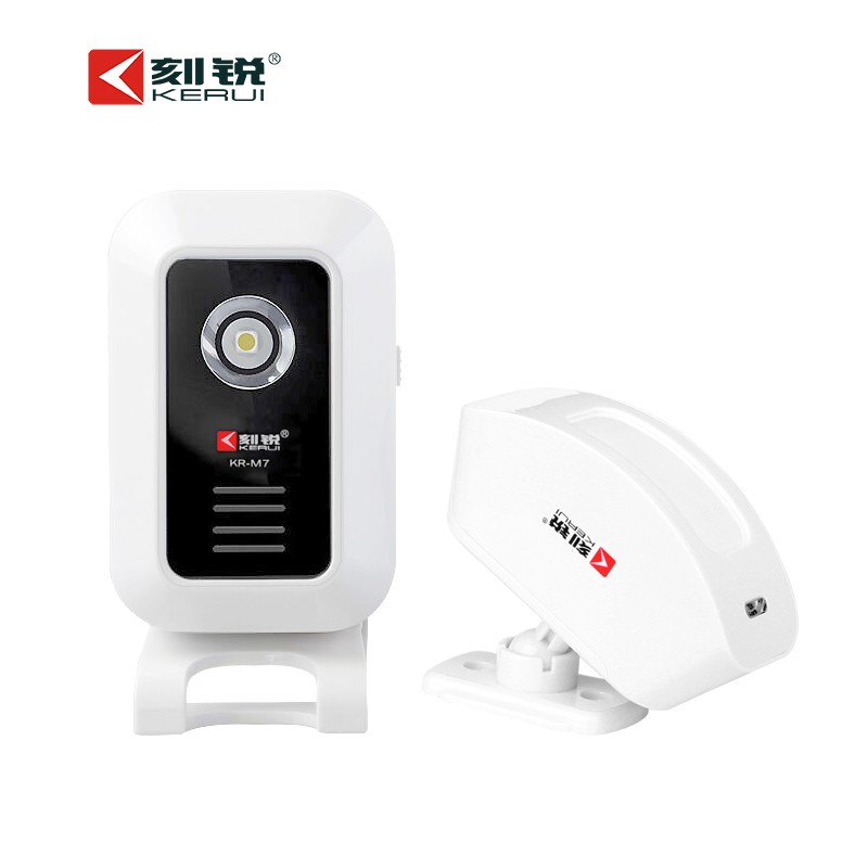 分体式无线红外线店铺迎宾器 叮咚欢迎光临感应门铃 店面感应器