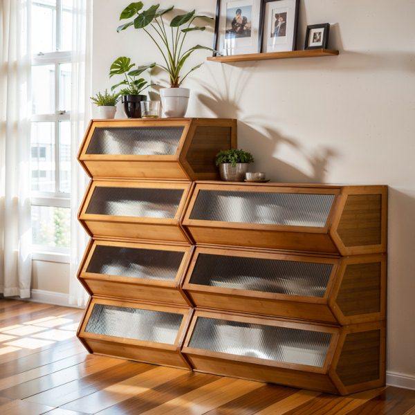 收纳柜抽屉式楠竹家用储物柜卧室多层五斗柜客厅落地床头置物柜子,住宅家具,儿童斗柜,淘宝优惠券,粉丝福利购,淘宝优惠卷