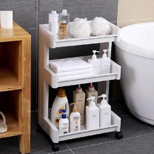 卫生间高端浴室置物架美容院仪器承重小推车工具物品放置柜卫身间