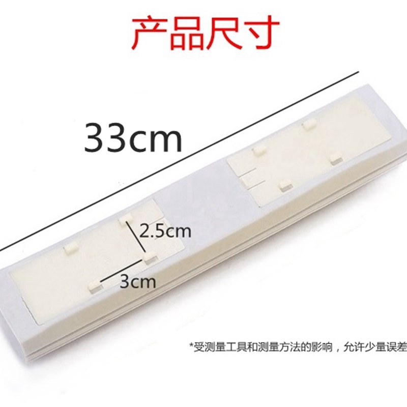 宽口对折胶棉拖把替换头33cm宽扣挤吸水海绵胶拖清洁棉头配件包邮