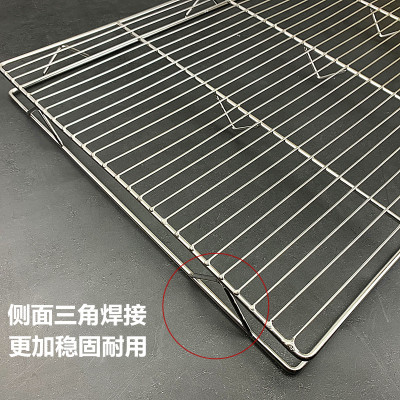 加厚不锈钢猪肉架子加粗菜市场摊位陈列架猪肉台置物架冷凉网