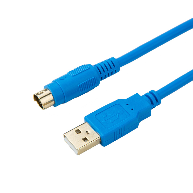 适用于INVT英威腾IVC1/IVC2L/IVC2H PLC编程电缆下载线数据通讯线