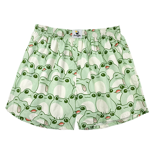 款 内裤 宽松版 阿罗裤 夏季 衩头男士 舒适纯棉大码 情侣居家 平四角短裤