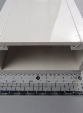 特厚100*50mmPVC明装线槽塑料桥架工程用5mm厚电线明线线槽板