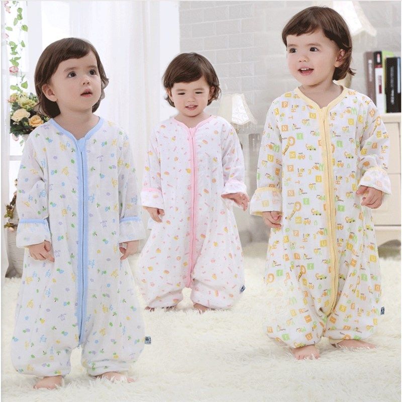 纱布分腿睡袋夏天薄款儿童睡袋宝宝分脚式睡袋中大童长袖短袖包邮,婴童用品,睡袋/防踢被,淘宝优惠券,粉丝福利购,淘宝优惠卷