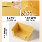 猫砂盆超大号半封闭开放式 猫厕所隔臭防外溅幼猫屎盆沙盆猫咪用品