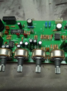 双12V交流前级迷尔音调板无噪声高转换速率 运放皇5532N 前置 5