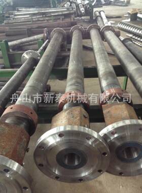 诚信厂家精工制造8CrMoAl氮化Φ50吹膜机螺杆机筒料筒螺杆