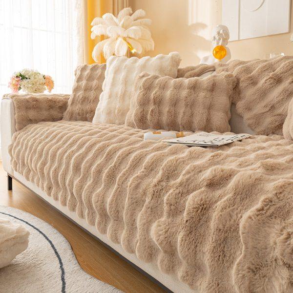 【唯蒂妮】冬款撸猫感毛绒沙发垫冬季加厚防滑保暖沙发套罩盖布巾,居家布艺,沙发垫,淘宝优惠券,粉丝福利购,淘宝优惠卷