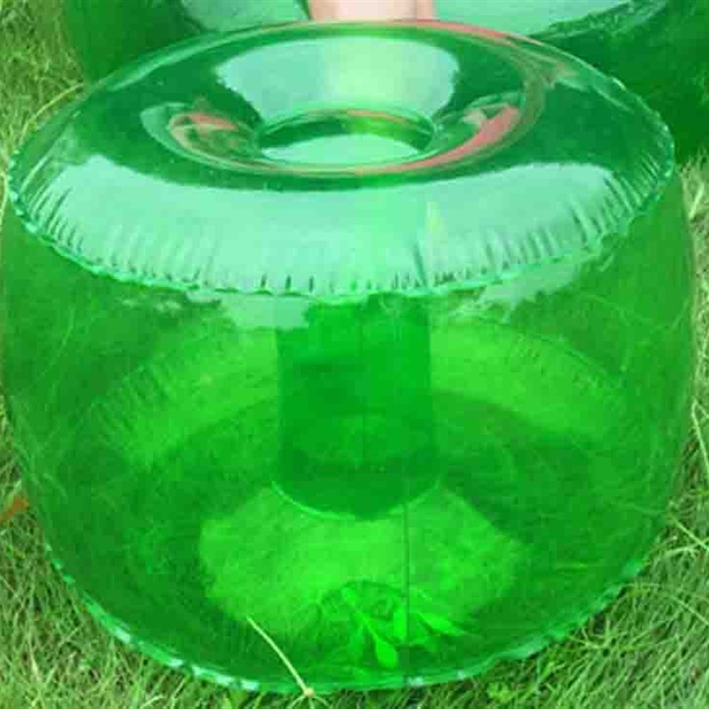 便携充气凳 网红充气小沙发脚踏凳椅子 户外车载充气圆凳透明系列