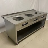 不锈钢商用包子保温售卖台自动恒温早餐汤粥电热蒸笼馒头柜车定做