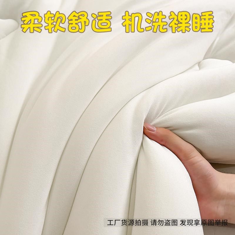 真的软丨被子冬被加厚保暖四季通用春秋被空调被可机洗棉被芯宿舍
