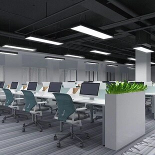 办公室灯LED长条吸顶灯超亮长方形会议室工作室教室商场超市吊灯