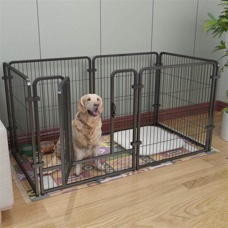 新疆包邮狗笼子狗围栏家用室内宠物栅栏自由组合小中大型犬围栏训
