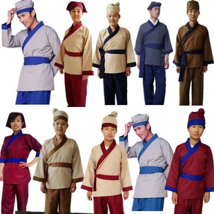 租古装汉服店小二渔夫小厮仆人书生家丁平民茶馆舞台装表演