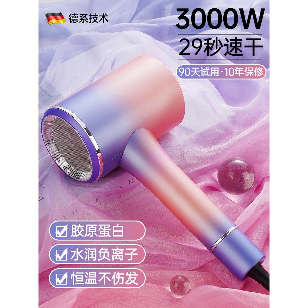 电吹风负离子家用大功率恒温护发静音发廊专用强风不伤害电吹风